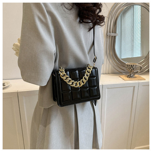 Laser Chain Handbag Women's Crossbody Small Square Bag