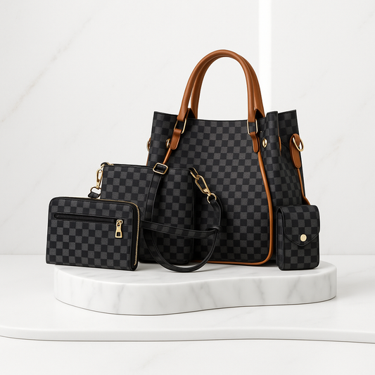 Women's Bag Handbag Fashion Fashion Mother And Child Bag Four-piece Set
