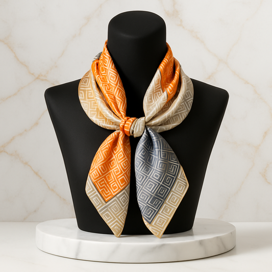 Elegant Emulation Silk Scarf Women's Spring And Summer Sun Protection Long