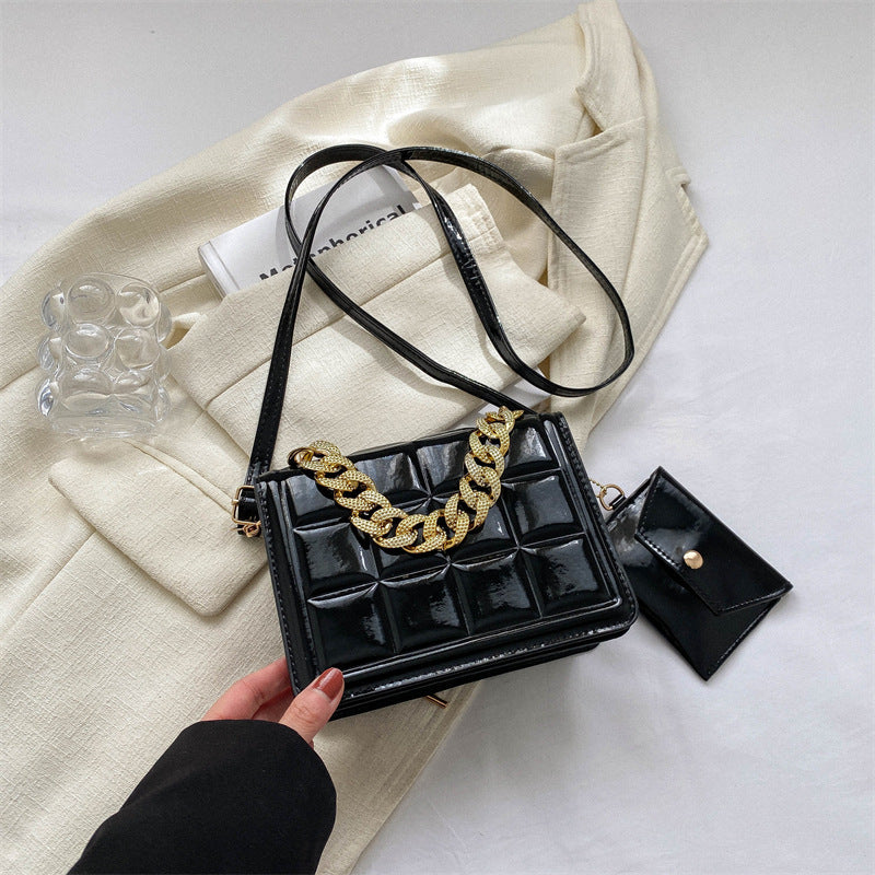 Laser Chain Handbag Women's Crossbody Small Square Bag